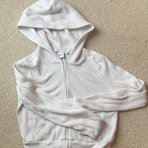 TNA Cream Hooded Jacket